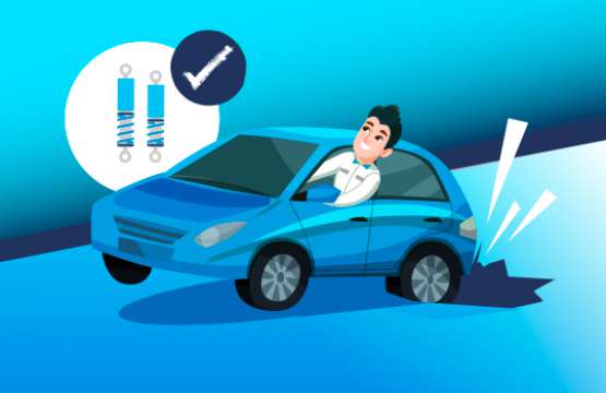 Amortiguadores: superando baches con energía